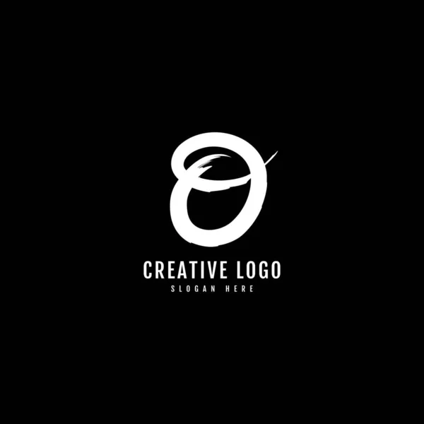 Initial Handwritten Signature Logotype Typography Company Business Logo Vector Logo — Stock Vector