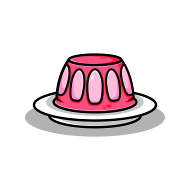 Jöle resimleme vektör grafik tasarım varlığı. Çok amaçlı içerik için uygun.