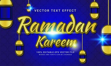 Ramazan kareem 3d metin biçimi temalı