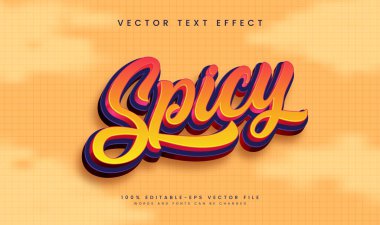 Düzenlenebilir metin efekti vektör grafiği. Markalaşmak için mükemmel..