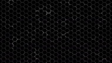 Bal peteği. Ağ. Elektriksel boşalımlar. Arkaplan.