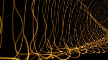 Light Bokeh Trail Soyut Doku, Fütürist için Uzun Maruziyet Sanat Arkaplanı, Kopya Uzayı ile Süslü Tasarım. Ekran Kipi Kullanımı için Hareket Bulanık, Odaklanmamış Fotoğraf Üstüste.