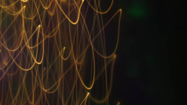 Light Bokeh Trail Soyut Doku, Fütürist için Uzun Maruziyet Sanat Arkaplanı, Kopya Uzayı ile Süslü Tasarım. Ekran Kipi Kullanımı için Hareket Bulanık, Odaklanmamış Fotoğraf Üstüste.