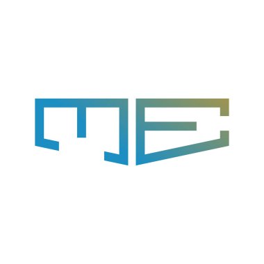 ilk harf vektör logo simgesi