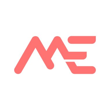 ilk harf vektör logo simgesi