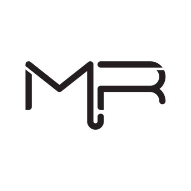 Sayın ilk harf vektör logo simgesi