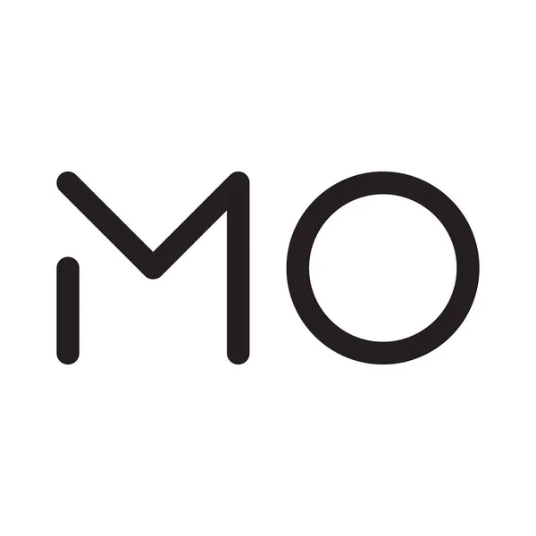 Mo初始字母向量图标 — 图库矢量图片