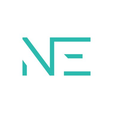 ilk harf vektör logo simgesi