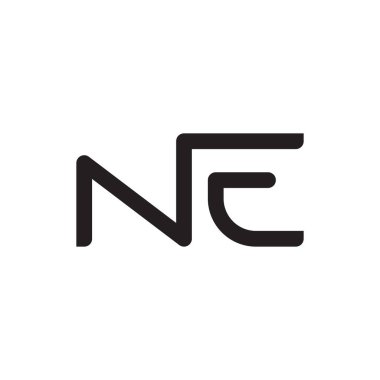 ilk harf vektör logo simgesi