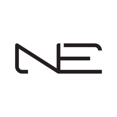 ilk harf vektör logo simgesi