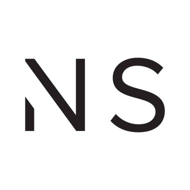 İlk harf vektör logosu simgesi