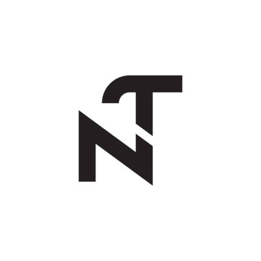 ilk harf vektör logo simgesi değil