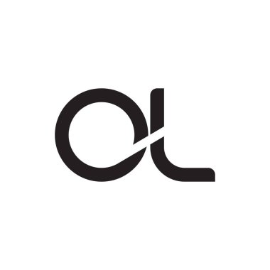 İlk harf vektör logo simgesi