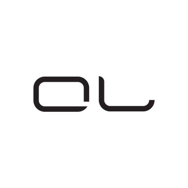 İlk harf vektör logo simgesi