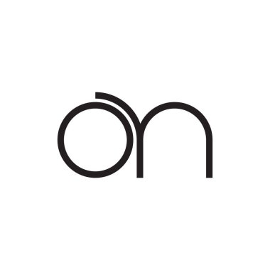 ilk harf vektör logo simgesinde