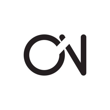 ilk harf vektör logo simgesi