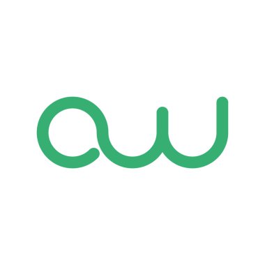 ilk harf vektör logo simgesi