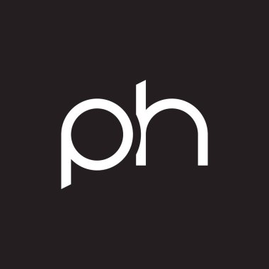 ph ilk harf vektör logo simgesi