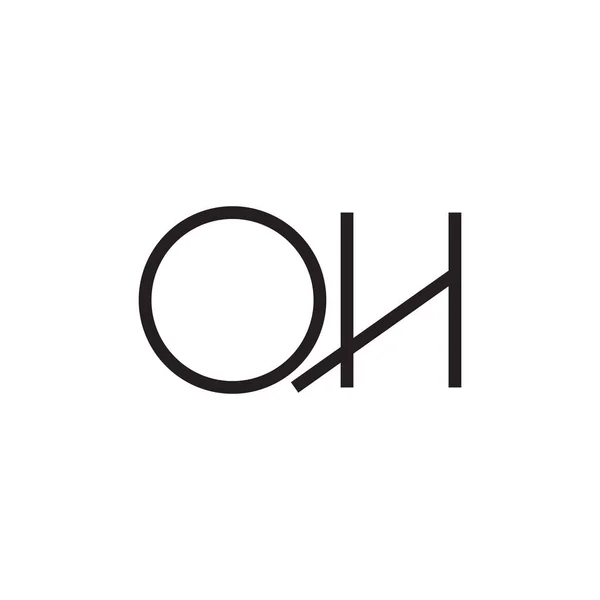 İlk harf vektör logosu simgesi