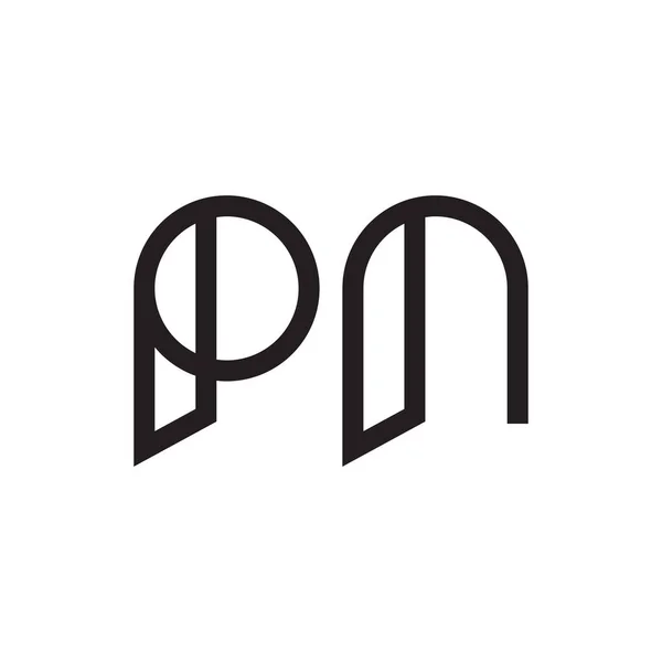 Pn初始字母向量图标 — 图库矢量图片