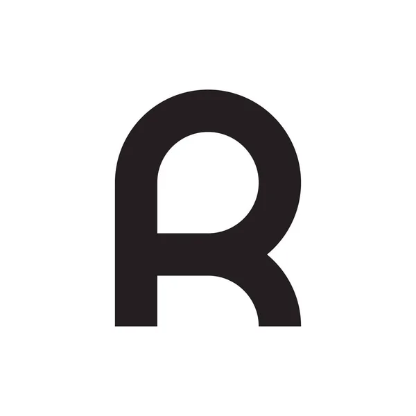 R初始字母向量标志图标 — 图库矢量图片