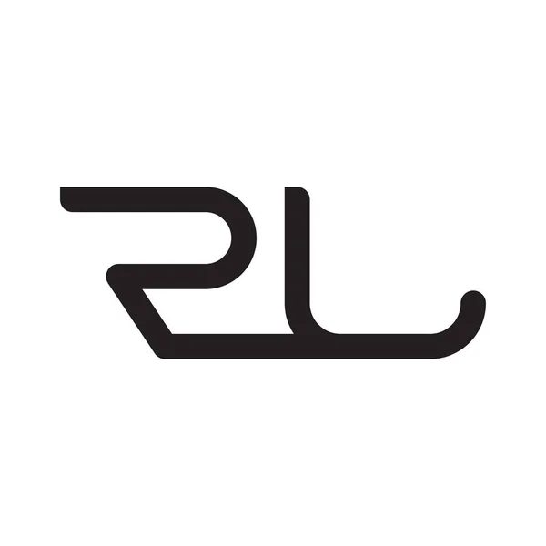 Rl初始字母向量标志图标 — 图库矢量图片