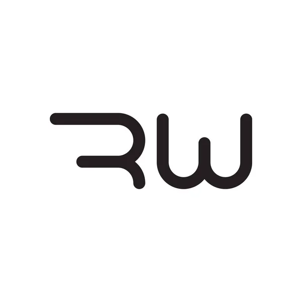 Rw初始字母向量图标 — 图库矢量图片