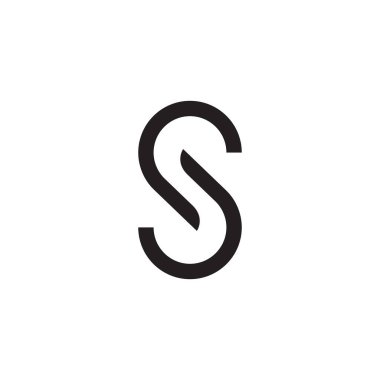 ilk harf vektör logo simgesi