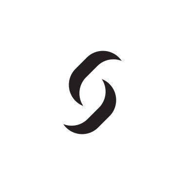 ilk harf vektör logo simgesi