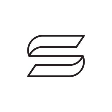 ilk harf vektör logo simgesi