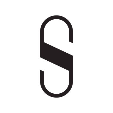 ilk harf vektör logo simgesi