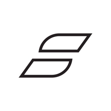 ilk harf vektör logo simgesi