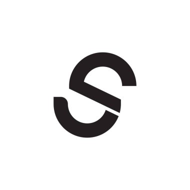 ilk harf vektör logo simgesi