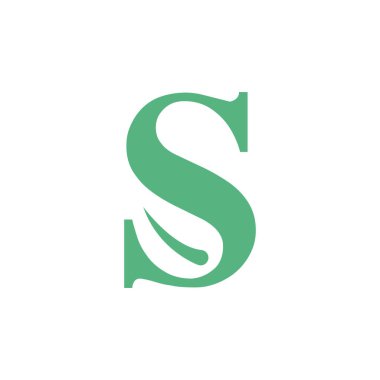 ilk harf vektör logo simgesi