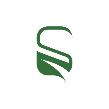 ilk harf vektör logo simgesi