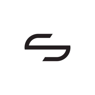 ilk harf vektör logo simgesi