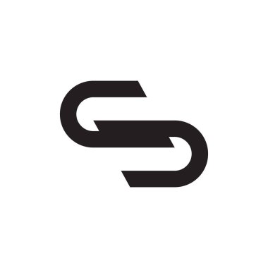 ilk harf vektör logo simgesi