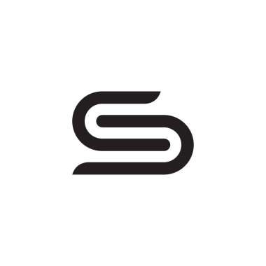 ilk harf vektör logo simgesi