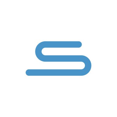 ilk harf vektör logo simgesi