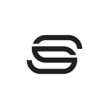 ilk harf vektör logo simgesi