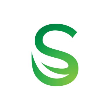 ilk harf vektör logo simgesi