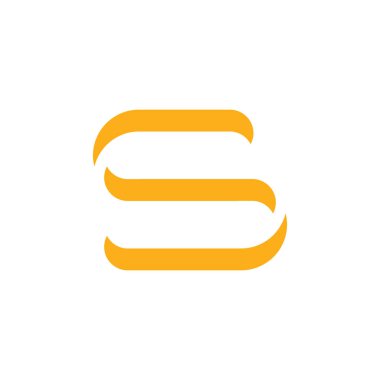 ilk harf vektör logo simgesi