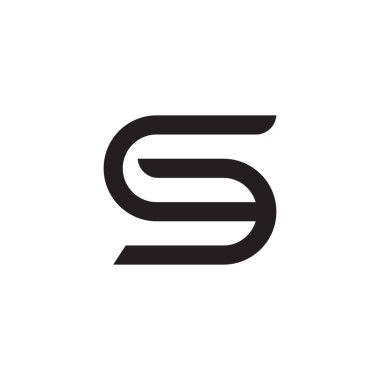 ilk harf vektör logo simgesi