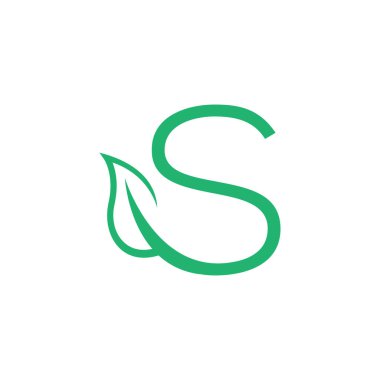 ilk harf vektör logo simgesi