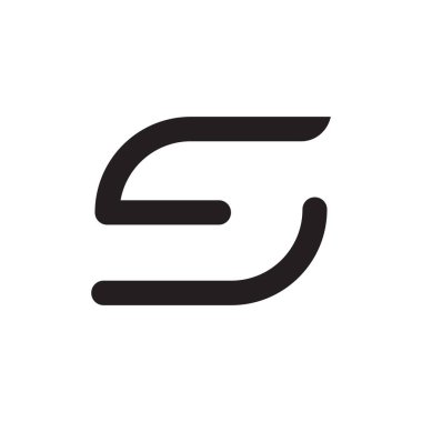 ilk harf vektör logo simgesi