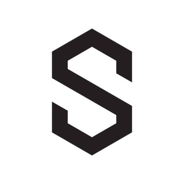 ilk harf vektör logo simgesi