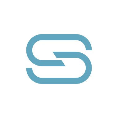 ilk harf vektör logo simgesi