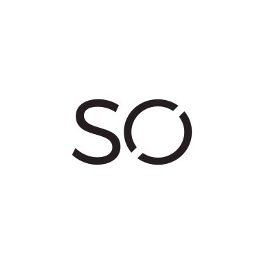 İlk harf vektör logo simgesi