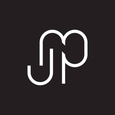 sp ilk harf vektör logo simgesi