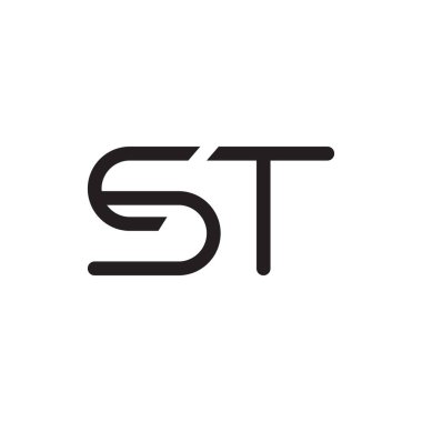 İlk harf vektör logo simgesi